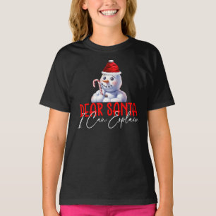 Lieber Weihnachtsmann, ich kann den lustigen Schne T-Shirt