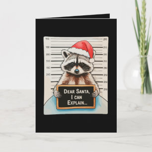 Lieber Weihnachtsmann, ich kann den Weihnachtswasc Karte