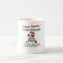 Lieber Weihnachtsmann, ich kann es erklären Lustig