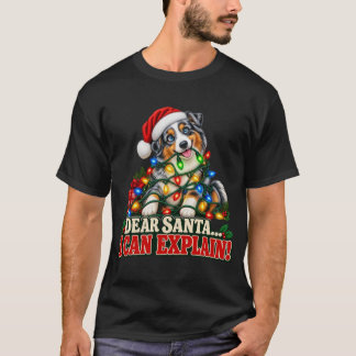 Lieber Weihnachtsmann, ich kann es erklären Lustig T-Shirt