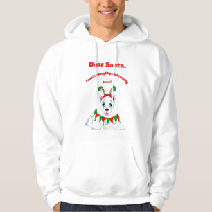 Lieber Weihnachtsmann, ich kann unartig und süß se Hoodie