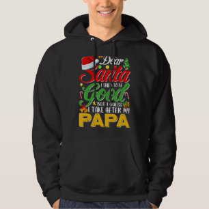 Lieber Weihnachtsmann Ich versuchte, gut zu sein, Hoodie