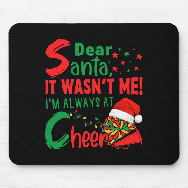 Lieber Weihnachtsmann, ich war es nicht. Ich bin i Mousepad (Vorne)