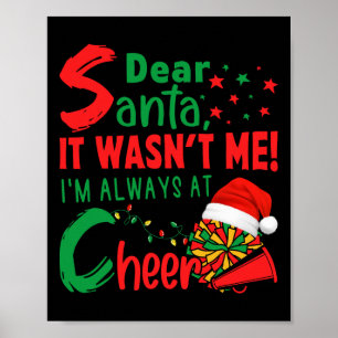 Lieber Weihnachtsmann, ich war es nicht. Ich bin i Poster