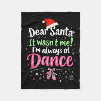 Lieber Weihnachtsmann, ich war's nicht Ballett Lus Fleecedecke