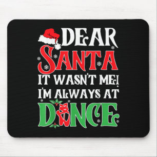 Lieber Weihnachtsmann, ich war's nicht, ich bin im Mousepad