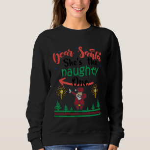 Lieber Weihnachtsmann ist die schmucke, sich passe Sweatshirt
