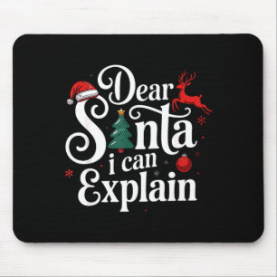 Lieber Weihnachtsmann kann lustige Weihnachten Kin Mousepad