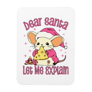 Lieber Weihnachtsmann, lass mich erklären Magnet