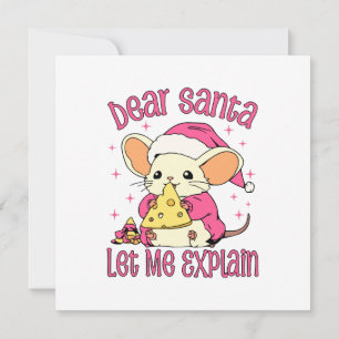 Lieber Weihnachtsmann, Lass mir erklären Einladung