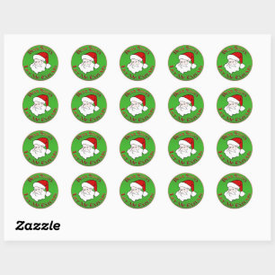 Lieber Weihnachtsmann... lass mir erklären. Runder Aufkleber