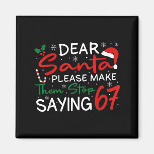 Lieber Weihnachtsmann Lass Sie Aufhören 67 Weihnac Magnet