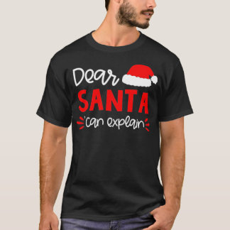 Lieber Weihnachtsmann Lustige passende Familien-We T-Shirt