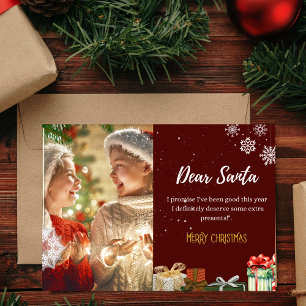 Lieber Weihnachtsmann Lustige Weihnachtskarte - Fe Einladung