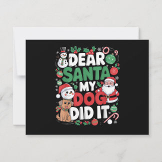 Lieber Weihnachtsmann Mein Hund hat es getan Lusti
