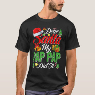Lieber Weihnachtsmann, meine Pap, Weihnachten T-Shirt