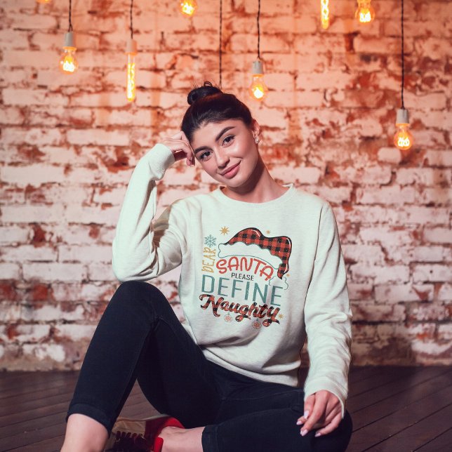 Lieber Weihnachtsmann, naughty definieren T-Shirt (Von Creator hochgeladen)