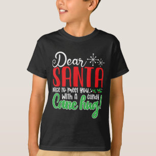 Lieber Weihnachtsmann, schön, Sie getroffen zu hab T-Shirt