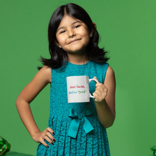 Lieber Weihnachtsmann Seinen guten Spaß Heiße Kaka Kaffeetasse