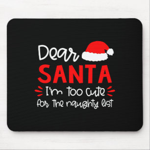 Lieber Weihnachtsmann-Shirt Lustiges passendes Fam Mousepad