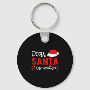 Lieber Weihnachtsmann-Shirt Lustiges passendes Fam Schlüsselanhänger