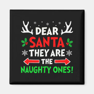 Lieber Weihnachtsmann Sie die Unartigen Weihnachte Magnet