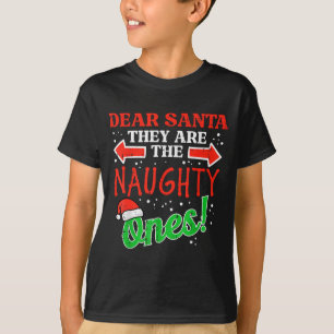 Lieber Weihnachtsmann Sie die Unartigen Weihnachte T-Shirt
