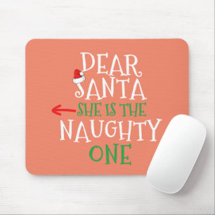 Lieber Weihnachtsmann, sie ist das unheimlich pass Mousepad