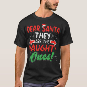 Lieber Weihnachtsmann sie schmutzig Weihnachten We T-Shirt