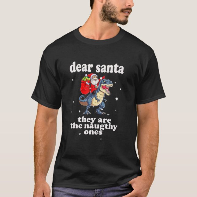 Lieber Weihnachtsmann, sie sind die netten, die Fu T-Shirt (Vorderseite)