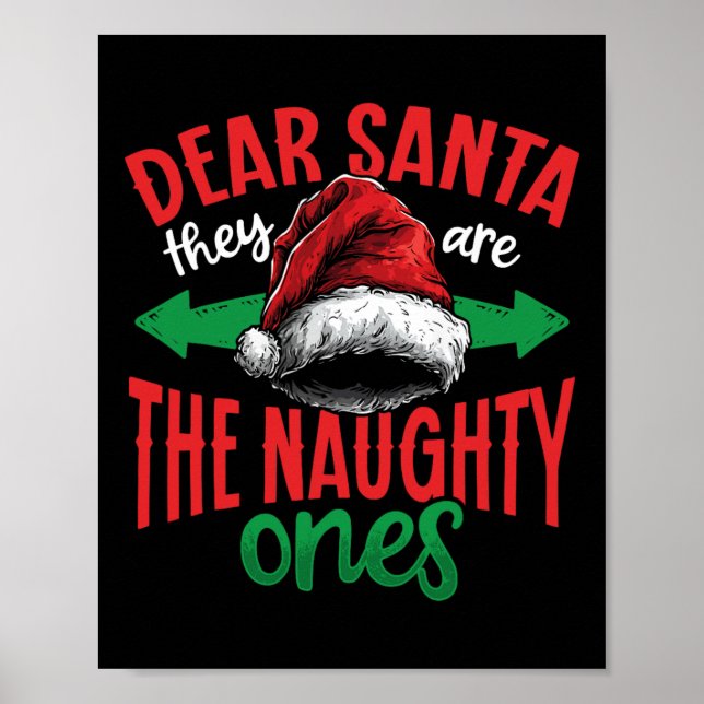 Lieber Weihnachtsmann, sie sind die scheußlichen,  Poster (Vorne)