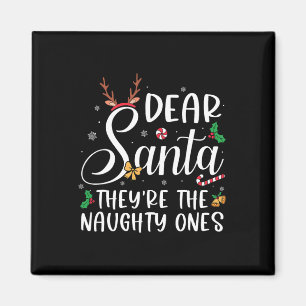Lieber Weihnachtsmann Sie sind die unartigen Chris Magnet