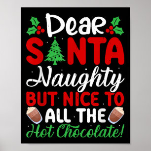 Lieber Weihnachtsmann Unartig Aber Nett Für Alle D Poster