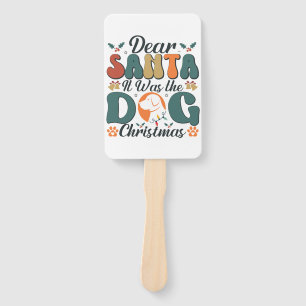 Lieber Weihnachtsmann war der Hund Weihnachten-01 Fächer