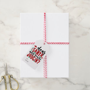 Lieber Weihnachtsmann, warum du urteilst   Spaß W Geschenkanhänger