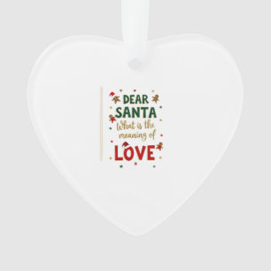 Lieber Weihnachtsmann Was ist die Bedeutung von Lo Ornament