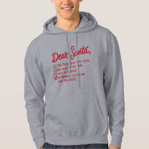 Lieber Weihnachtsmann - Weihnachtsdesign Hoodie