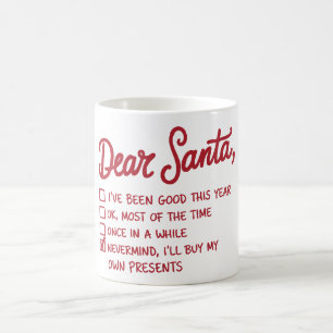 Lieber Weihnachtsmann - Weihnachtsdesign Kaffeetasse