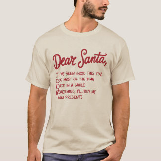 Lieber Weihnachtsmann - Weihnachtsdesign T-Shirt