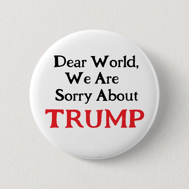 Lieber Welt Button (Vorderseite)
