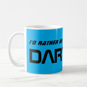 Lieber würde ich Darts spielen Cooler Dartspieler Kaffeetasse