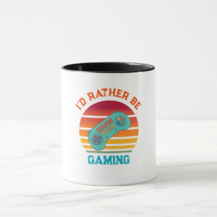 Lieber würde ich Retro-Design zocken Tasse