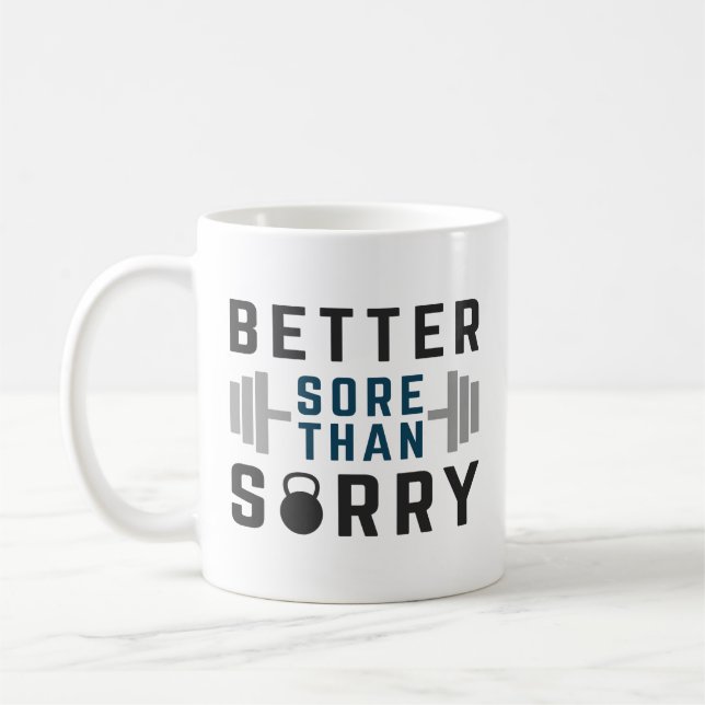 Lieber wütend als Sorry Kaffeetasse (Links)