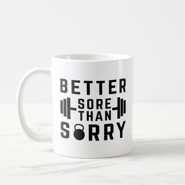 Lieber wütend als Sorry Kaffeetasse (Links)