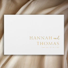 Lieber zusammen! Weiße Hochzeit Gästebuch