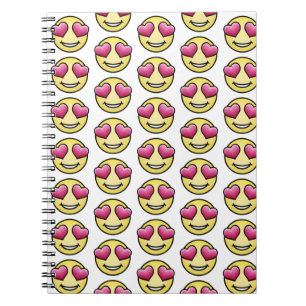 Liebes-Emoji Notizblock