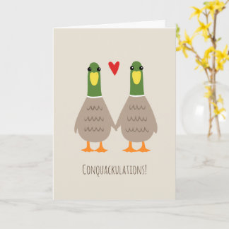 Liebes Enten Hochzeit Gratulation Bräutigam Gratul Karte