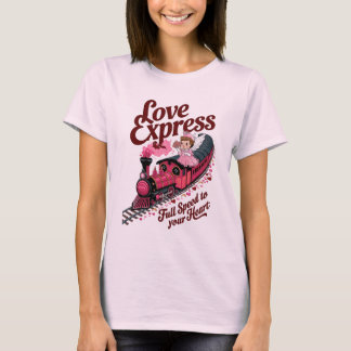 Liebes-Express zum Valentinstag T-Shirt