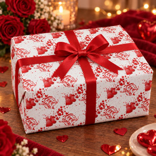 Liebes Geschenkpapier