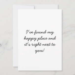 Liebes-Grußkarte Karte